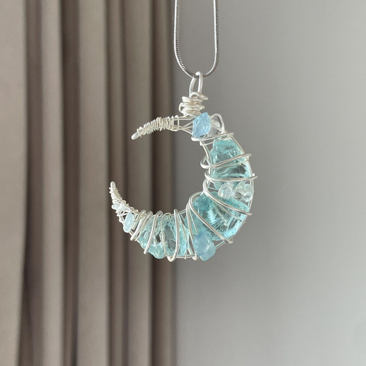 Crystal Pendant Necklace - Natural Gemstone Jewelry