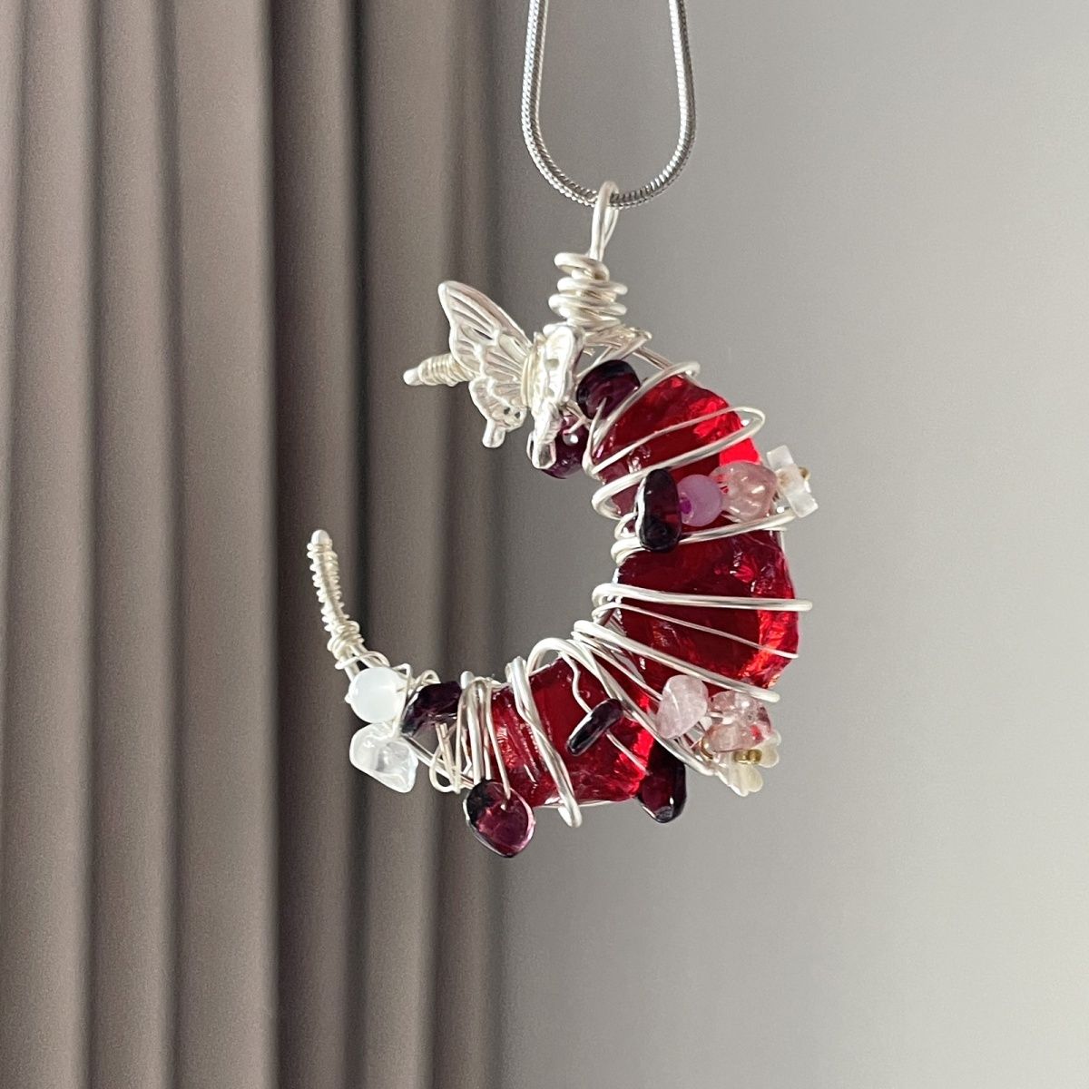 Crystal Pendant Necklace - Natural Gemstone Jewelry