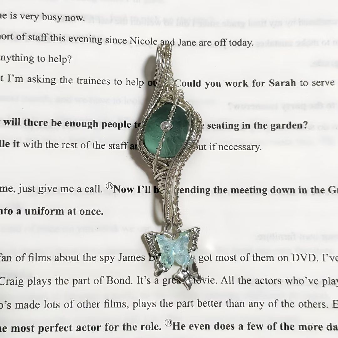 crystal pendant opal handmade