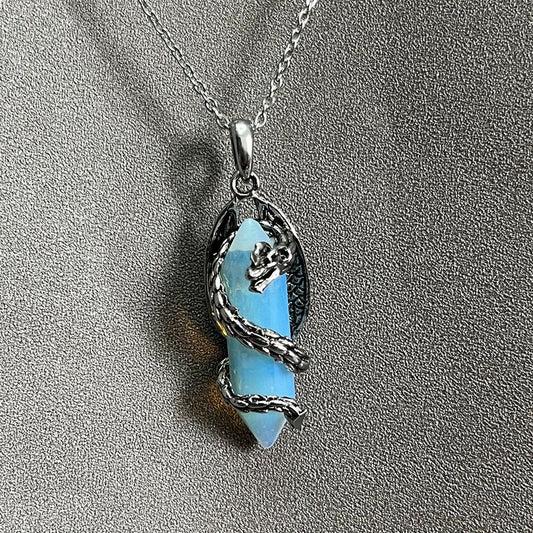 Personalized Panlong Natural Crystal Stone Pendant