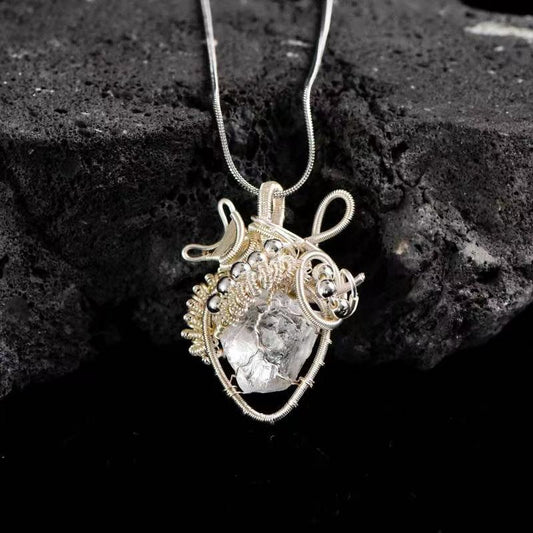 natural crystal necklace